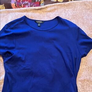Classic Ralph Lauren Tee!  Super soft and great royal blue color- like new!